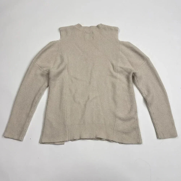 Lyssé Oyster Cold Shoulder Pullover Sweater - Picture 2 of 9